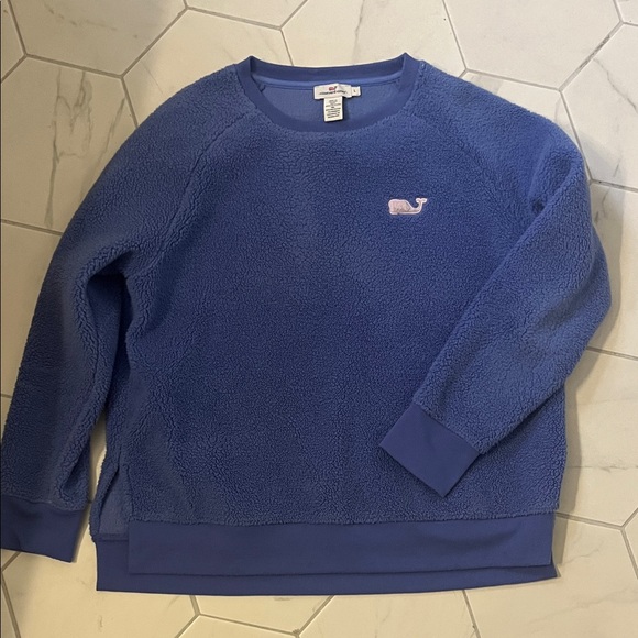 Vineyard Vines Sweaters - Vineyard Vines Blue Fleece Pullover